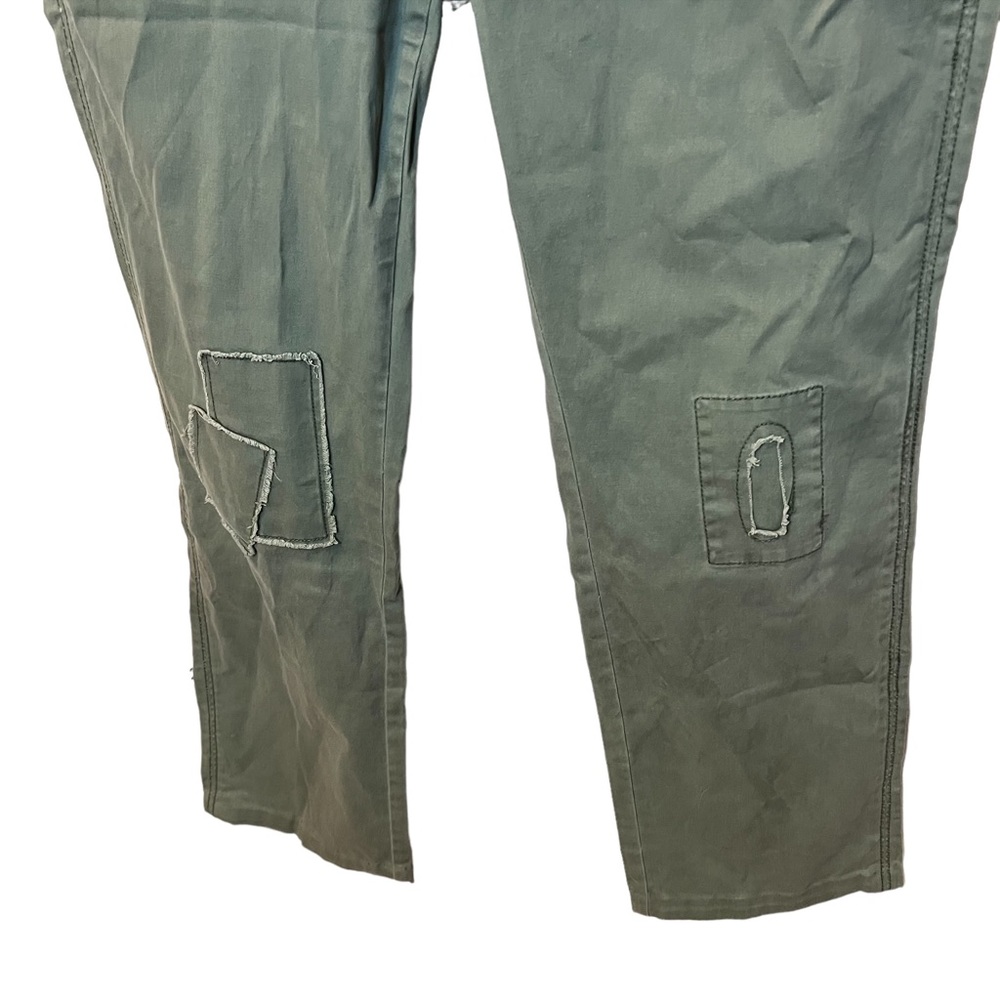 Cabi Green Army Patchwork Pants - image 6